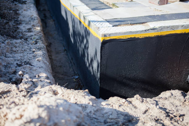 Residential Waterproofing installation at a Williamsburg, OH home by SJ Waterproofing Pros